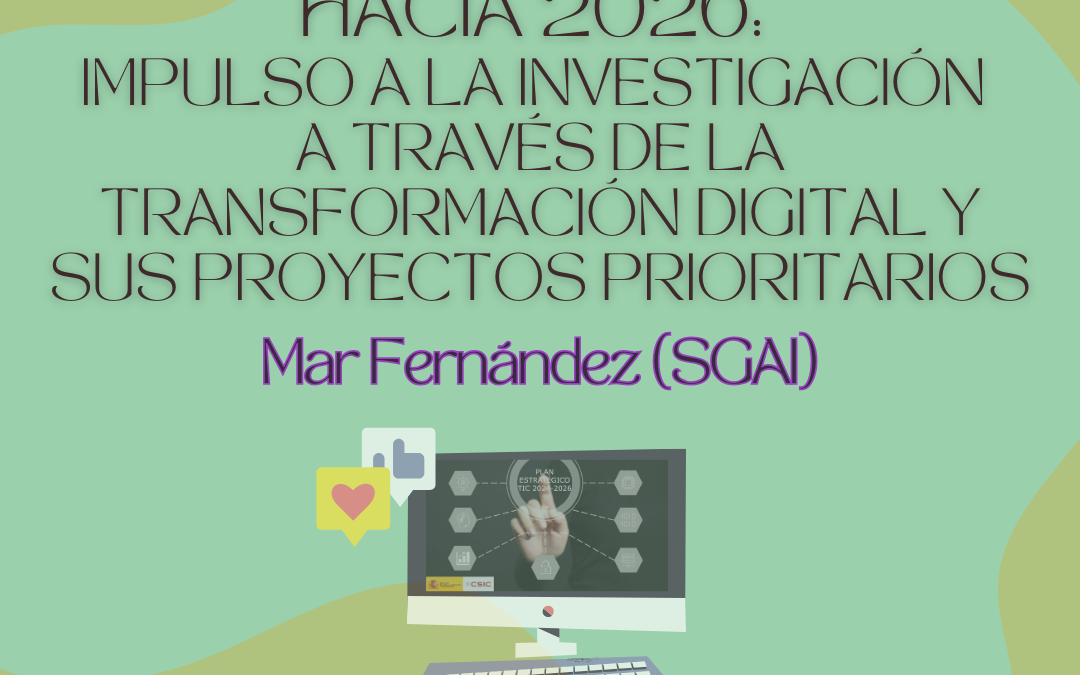 Charla: Hacia 2026: Impulso a la Investigación a través de la Transformación Digital y sus Proyectos Prioritarios